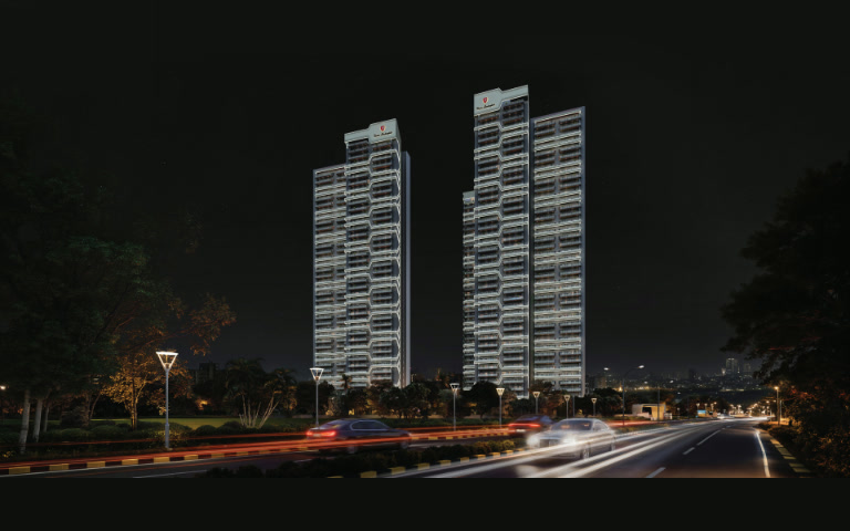Tonino Lamborghini Residences facade artistic impression